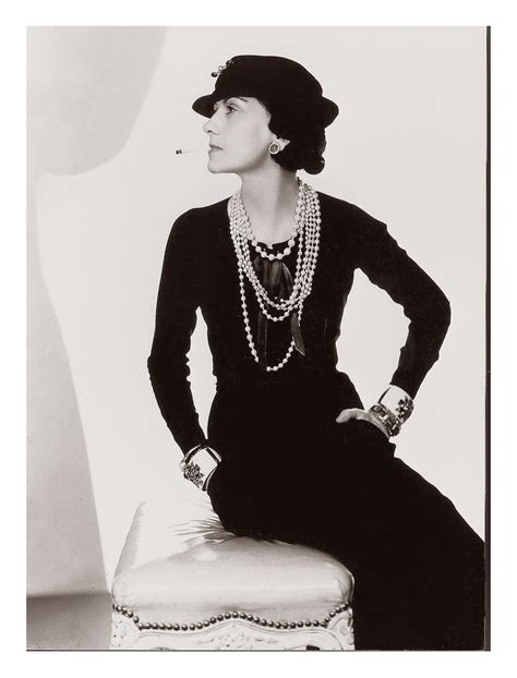 coco et chanel|Coco Chanel herself.